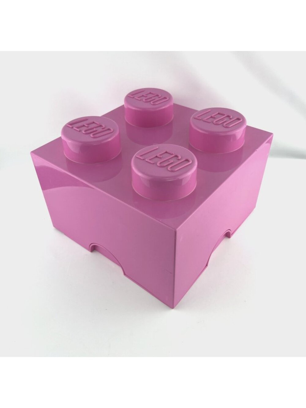 LEGO Pink Storage Brick 2x2 Cube 4 Stud Stackable Container Box #234